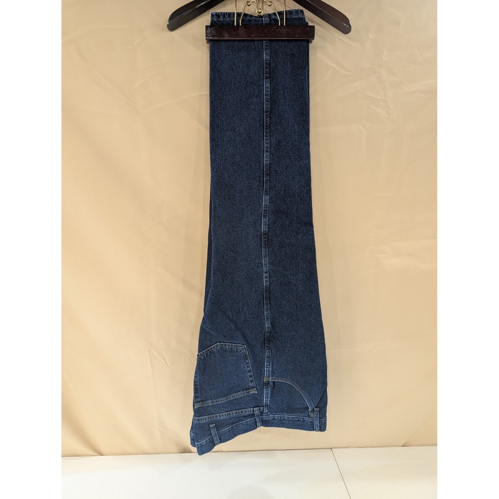 Wrangler Mens Jeans 38x30 Regular Fit Comfort Guaranteed Dark‎ Wash Denim - Picture 3 of 5